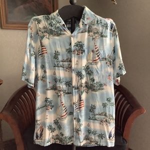 Campia Sailboat Hawaiian Shirt